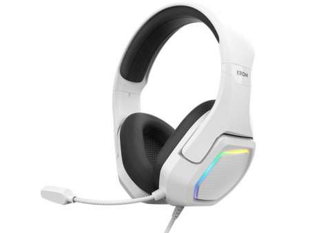 Auriculares Gaming con Micrófono Krom Kopa 7.1/ USB 2.0/ Blancos