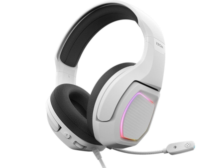 Auriculares Gaming con Micrófono Krom Kopa 7.1/ USB 2.0/ Blancos