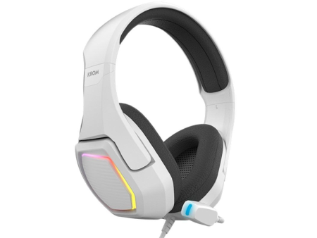 Auriculares Gaming con Micrófono Krom Kopa 7.1/ USB 2.0/ Blancos