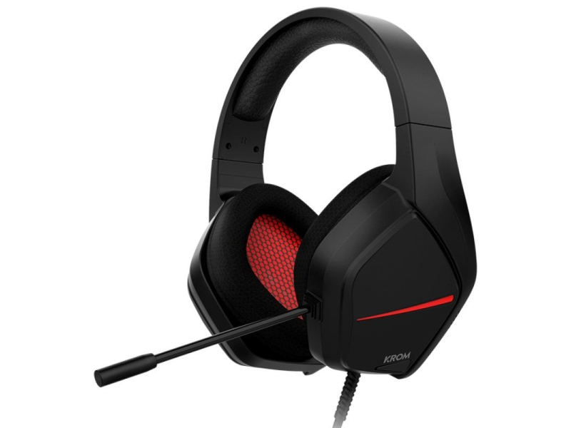 Auriculares Gaming con Micrófono Krom Kopa Move/ Jack 3.5/ Negros