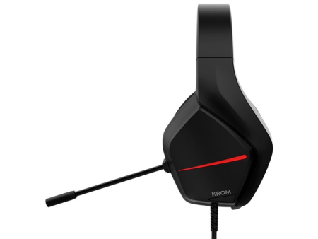 Auriculares Gaming con Micrófono Krom Kopa Move/ Jack 3.5/ Negros