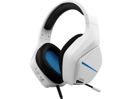 Auriculares Gaming con Micrófono Krom Kopa Move/ Jack 3.5/ Blancos