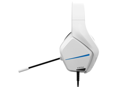 Auriculares Gaming con Micrófono Krom Kopa Move/ Jack 3.5/ Blancos