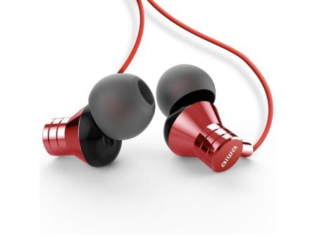 Auriculares Intrauditivos Aiwa ESTM-50RD/ con Micrófono/ Jack 3.5/ Rojo