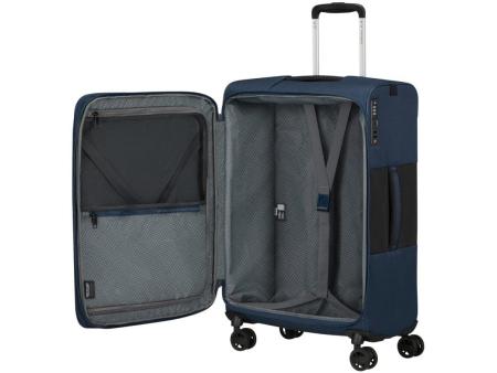 Maleta Mediana Samsonite Vaycay Spinner Expansible 66cm/ 66x43x30cm/ 4 Ruedas/ Azul Marino