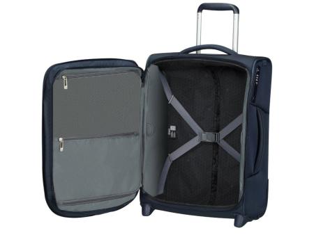 Maleta de Cabina Samsonite Respark Upright Expansible 55cm/ 55x40x27cm/ 2 Ruedas/ Azul Medianoche