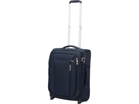 Maleta de Cabina Samsonite Respark Upright Expansible 55cm/ 55x40x27cm/ 2 Ruedas/ Azul Medianoche