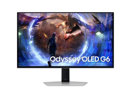 Monitor Gaming Samsung G6 Odyssey OLED S27DG600SU 27'/ QHD/ 0.03ms/ 360Hz/ Regulable en Altura/ Plata