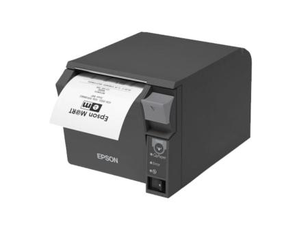 Impresora de Tickets Epson TM-T70II/ Térmica/ Ancho papel 80mm/ USB-RS232/ Negra