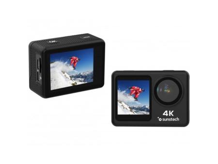 Cámara Digital Deportiva Sunstech Adventure 4K/ 16MP/ Ángulo de visión 170º/ Negra