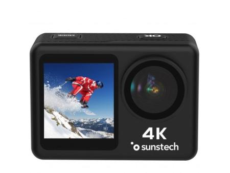 Cámara Digital Deportiva Sunstech Adventure 4K/ 16MP/ Ángulo de visión 170º/ Negra