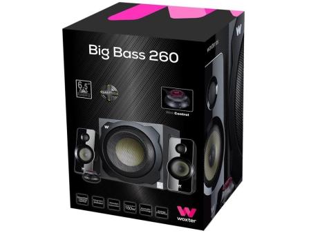 Altavoces Woxter Big Bass 260/ 150W/ 2.1