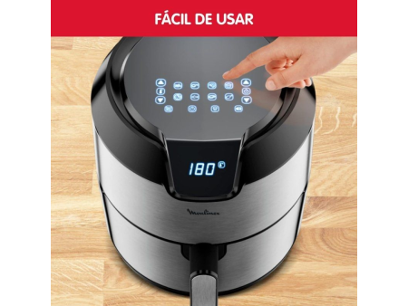 Freidora por Aire / Sin Aceite Moulinex EZ401D10/ 1500W/ Capacidad 4.2L