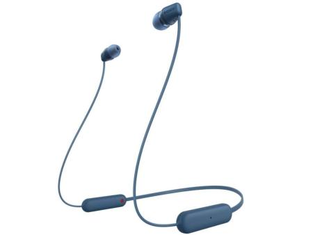 Auriculares Inalámbrico Intrauditivos Sony WI-C100/ con Micrófono/ Bluetooth/ Azules