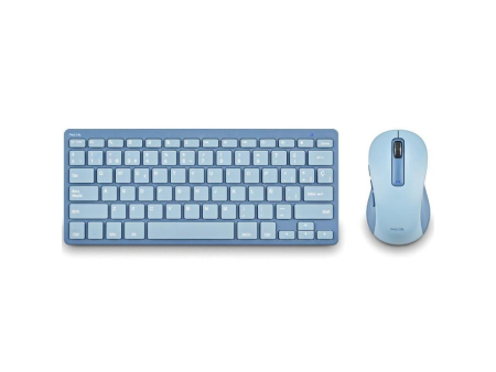 Teclado y Ratón Inalámbricos NGS Fantasy Kit Blue/ Azul