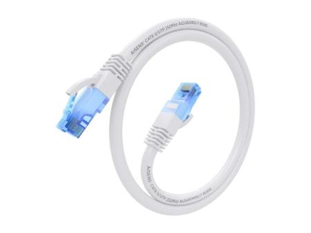 Cable de Red RJ45 AWG26 CCA UTP Aisens A135-0815 Cat.6/ 25cm/ Blanco