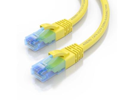 Cable de Red RJ45 AWG26 CCA UTP Aisens A135-0838 Cat.6/ 5m/ Amarillo