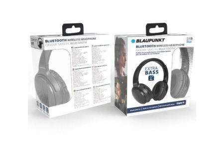 Auriculares Inalámbricos Blaupunkt BLP4632/ con Micrófono/ Bluetooth/ Negros