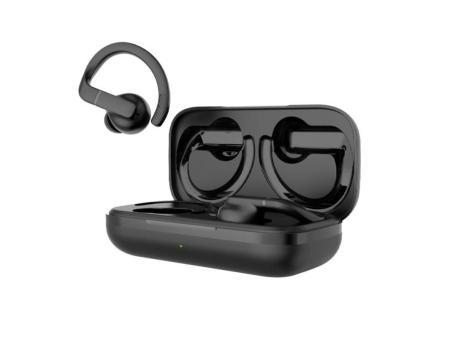 Auriculares Deportivos Bluetooth Daewoo DW2003 con estuche de carga/ Autonomía 8h/ Negros