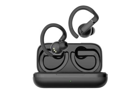 Auriculares Deportivos Bluetooth Daewoo DW2003 con estuche de carga/ Autonomía 8h/ Negros