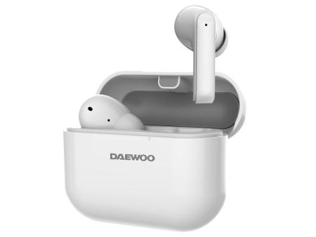 Auriculares Bluetooth Daewoo DW2005 con estuche de carga/ Autonomía 6h/ Blancos