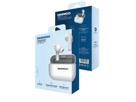 Auriculares Bluetooth Daewoo DW2005 con estuche de carga/ Autonomía 6h/ Blancos