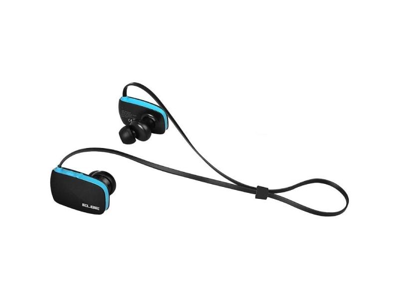 Auriculares Inalámbricos Deportivos Elbe ABT-038-DEP/ con Micrófono/ Bluetooth/ Azul y Negro