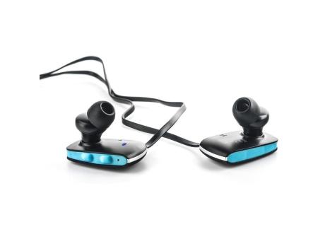 Auriculares Inalámbricos Deportivos Elbe ABT-038-DEP/ con Micrófono/ Bluetooth/ Azul y Negro