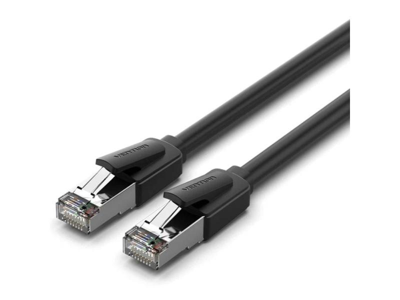 Cable de Red RJ45 SFTP Vention IKKBF Cat.8/ 1m/ Negro