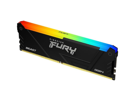 Memoria RAM Kingston FURY Beast RGB 16GB/ DDR4/ 3200MHz/ 1.35V/ CL16/ DIMM