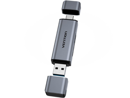 Lector de Tarjetas Externo Vention CLLH0/ USB 3.0/ USB Tipo-C