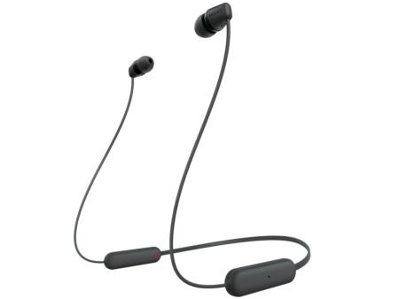 Auriculares Inalámbrico Intrauditivos Sony WI-C100/ con Micrófono/ Bluetooth/ Negros