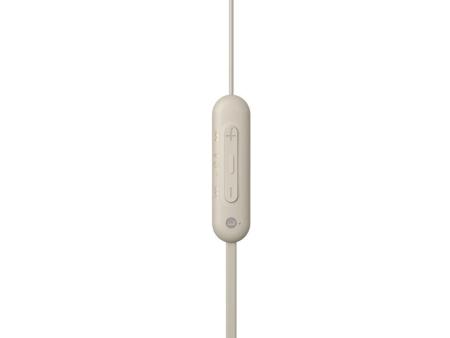 Auriculares Inalámbrico Intrauditivos Sony WI-C100/ con Micrófono/ Bluetooth/ Beige