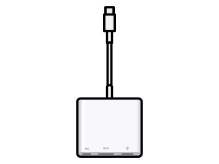 Adaptador usb-c digital Av Multiport Macbook v3 MW5M3ZM/A