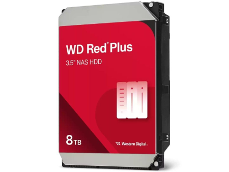 Disco Duro Western Digital WD Red Plus NAS 8TB/ 3.5'/ SATA III/ 256MB