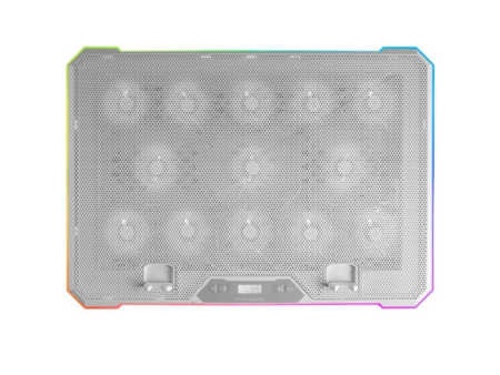 Soporte Refrigerante Mars Gaming MNBC13 para Portátiles hasta 17'/ Iluminación LED