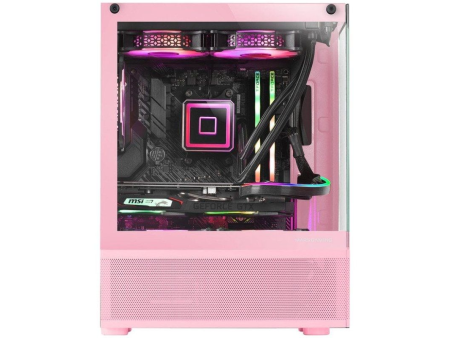 Caja Gaming Minitorre Mars Gaming MC-SE/ Rosa