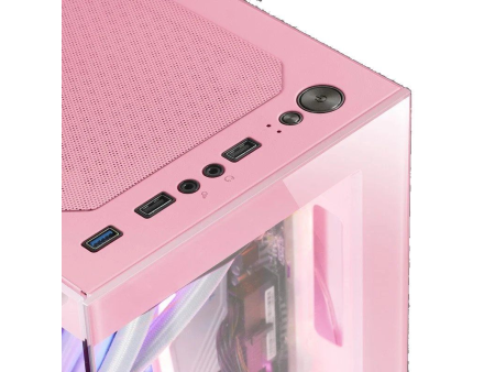 Caja Gaming Minitorre Mars Gaming MC-SE/ Rosa