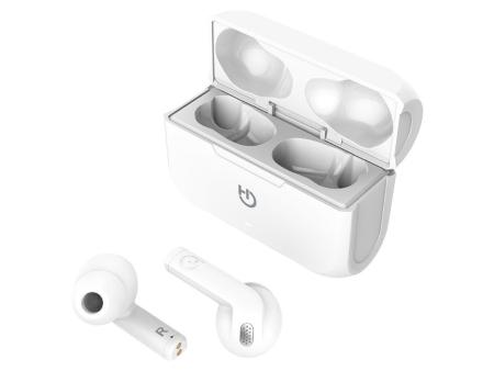 Auriculares Bluetooth Hiditec Fenix TWS con estuche de carga/ Autonomía 6h/ Blancos