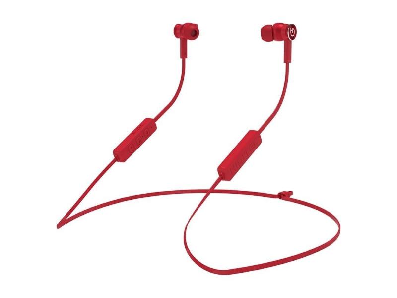 Auriculares Inalámbricos Intrauditivos Hiditec Aken INT010000/ con Micrófono/ Bluetooth/ Rojos