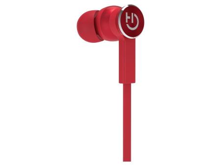 Auriculares Inalámbricos Intrauditivos Hiditec Aken INT010000/ con Micrófono/ Bluetooth/ Rojos