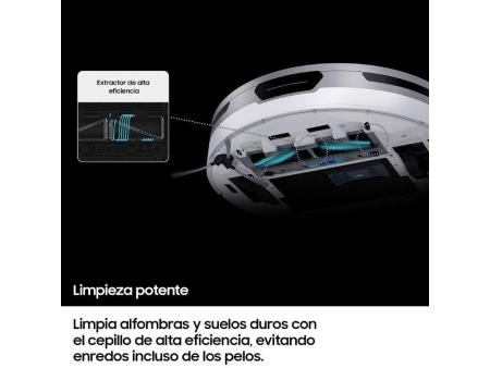 Robot Aspirador Samsung Jet Bot/ Autonomía 1.5h/ control por WiFi/ Blanco