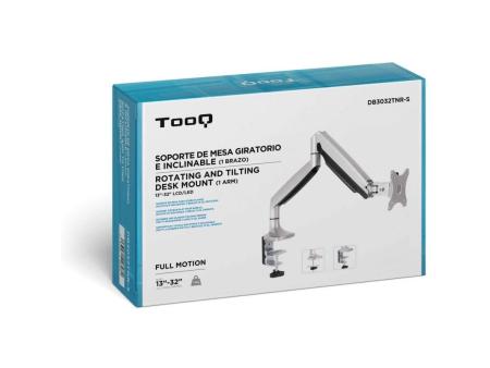 Soporte para Monitor TooQ DB3032TNR-S/ hasta 9kg