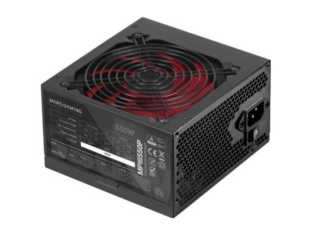 Fuente de Alimentación Mars Gaming MPIII550P/ 550W/ Ventilador 12cm