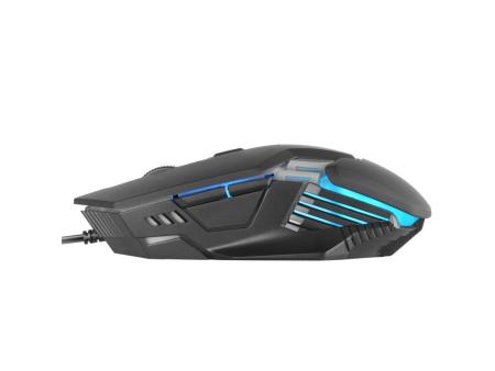 Ratón Gaming Mars Gaming MM024/ Hasta 4000 DPI/ Negro