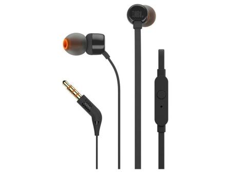 Auriculares Intrauditivos JBL Tune 110/ con Micrófono/ Jack 3.5/ Negros