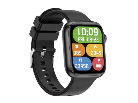 Forever Smartwatch IGo Watch 3 JW-500 Notificaciones/ Frecuencia Cardiaca/ Negro