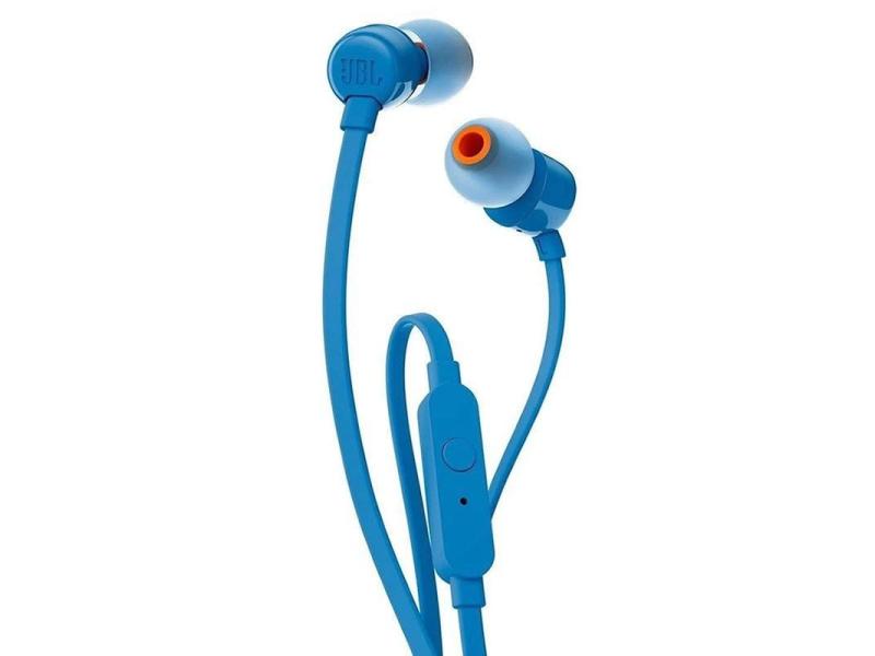 Auriculares Intrauditivos JBL Tune 110/ con Micrófono/ Jack 3.5/ Azules