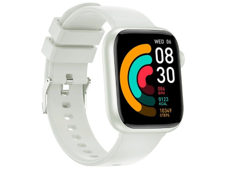 Smartwatch Forever IGo Watch 3 JW-500/ Notificaciones/ Frecuencia Cardíaca/ Blanco