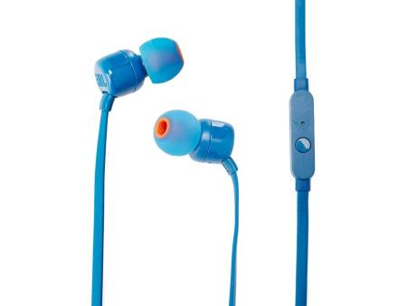 Auriculares Intrauditivos JBL Tune 110/ con Micrófono/ Jack 3.5/ Azules